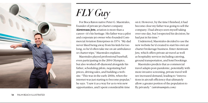 FLY Guy in Palm Beach Illustrated