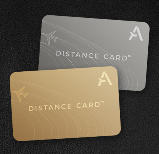 Silver and Gold DISTANCE CARD